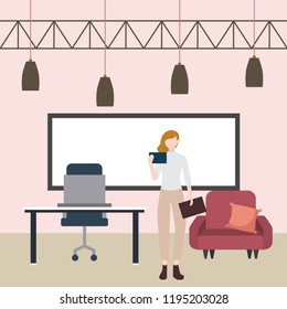 business people workspace