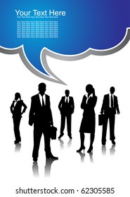 Business peoples, vector illustration
