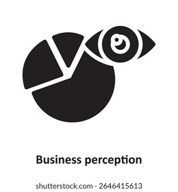 Business Perzeption Vektor Icon, das leicht ändern oder bearbeiten kann
