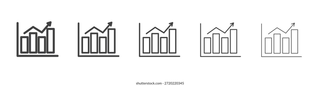 Business performance icon design, logo, app, UI. Vector illustration, EPS