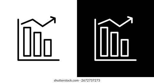 Icono de rendimiento de negocios elemento gráfico Ilustración Diseño de Plantilla