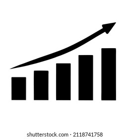 Business performance icon. Trendy flat vector business performance icon on transparent background from general collection. High quality filled business performance symbol use for web and mobile