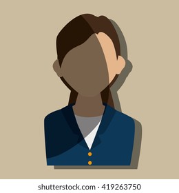 business person avatar  design 