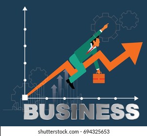 Business person, back to normal after covid 19