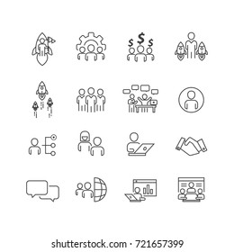 Business and Person icons set,Vector