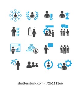 Business and Person icons set,Vector