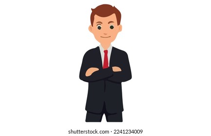 business person on white background