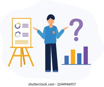business person with question mark