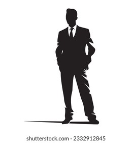 business person silhouette vector illustration 