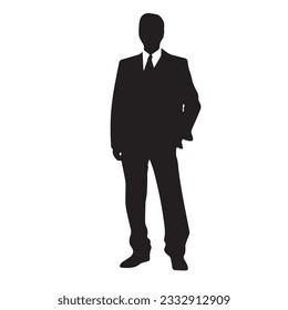 business person silhouette vector illustration 