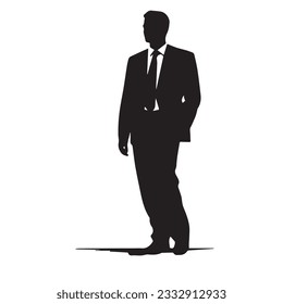 business person silhouette vector illustration 