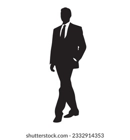 business person silhouette vector illustration 