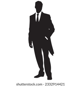 business person silhouette vector illustration 