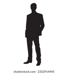 business person silhouette vector illustration 