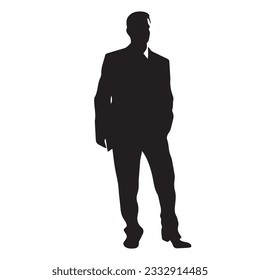 business person silhouette vector illustration 