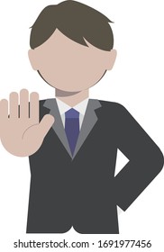 A business person who makes something stop.