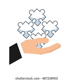 business person worker icon vector illustration design