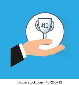 business person worker icon vector illustration design