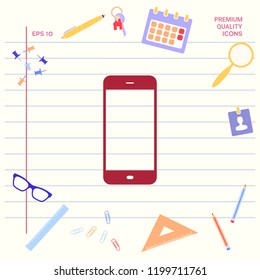 Business Phone with blank screen