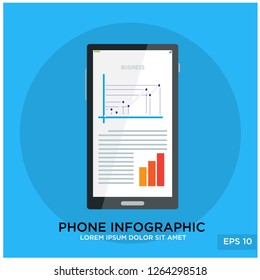 business phone info graphic