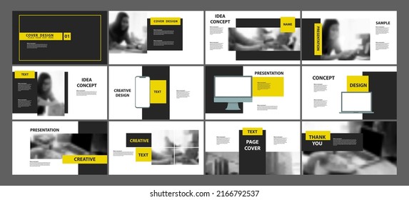 Business photo presentation, Brochure template design, flyer, leaflets decoration for printing, Blurred image for example