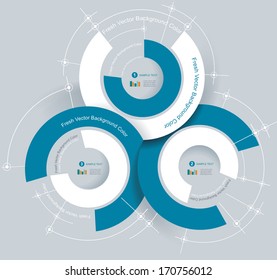 Business pie chart for documents and reports for documents, reports, graph, infographic, business plan, education 