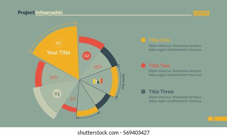Business Pie Chart Slide Template