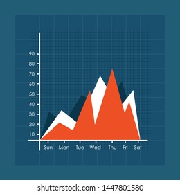 Business pie chart for Your documents, reports, presentations and infographic. Material design