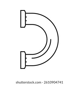 business pipeline line icon vector. business pipeline sign. isolated contour symbol black illustration