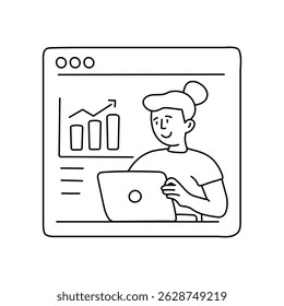 Ilustrações de esboços de vetor de densidade de negócios. Arquivo EPS 10