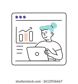Business pitch Vector Style Illustrations 
