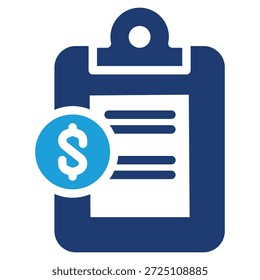 Plan de negocios de color icono de Vector de diseño bueno para el Web o el App móvil