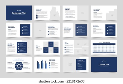 Business Plan or Company Plan Presentation Template Design