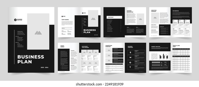 Business Plan Corporate plan company plan template