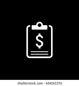 Business Plan Icon. Business Concept. Flat Design Isolated Illustration.