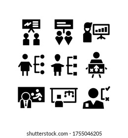 business plan  icon or logo isolated sign symbol vector illustration - Collection of high quality black style vector icons
