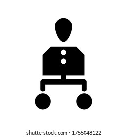 business plan  icon or logo isolated sign symbol vector illustration - high quality black style vector icons