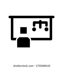 business plan  icon or logo isolated sign symbol vector illustration - high quality black style vector icons