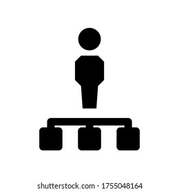 business plan  icon or logo isolated sign symbol vector illustration - high quality black style vector icons