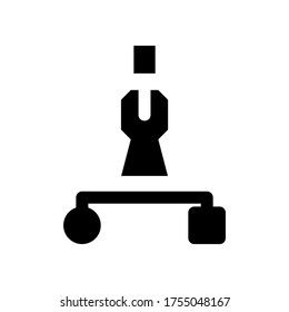 Businessplan-Symbol oder Logo einzeln auf Zeichen, Vektorgrafik - hochwertige Vektorsymbole mit schwarzem Stil