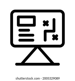 business plan icon or logo isolated sign symbol vector illustration - high quality black style vector icons
