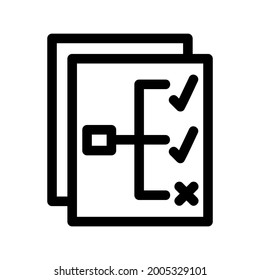 business plan icon or logo isolated sign symbol vector illustration - high quality black style vector icons
