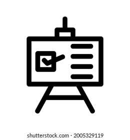icono del plan de negocios o logotipo símbolo de signo aislado ilustración vectorial - iconos vectoriales de estilo negro de alta calidad
