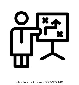 business plan icon or logo isolated sign symbol vector illustration - high quality black style vector icons
