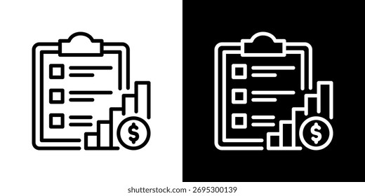 Business Plan Icon Set Multiple Style Vector Illustration