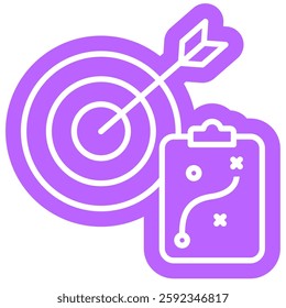 Business Plan icon, business Target