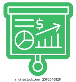 Business Plan icon, business Target