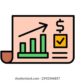 Business Plan icon, business Target