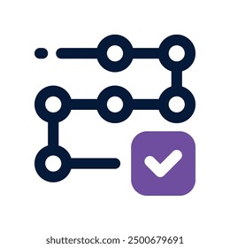 Icono de Plan de negocios. Icono de Vector de doble tono para su Sitio web, móvil, presentación y diseño de logotipo.