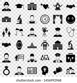 Business plan icons set. Simple style of 36 business plan vector icons for web for any design